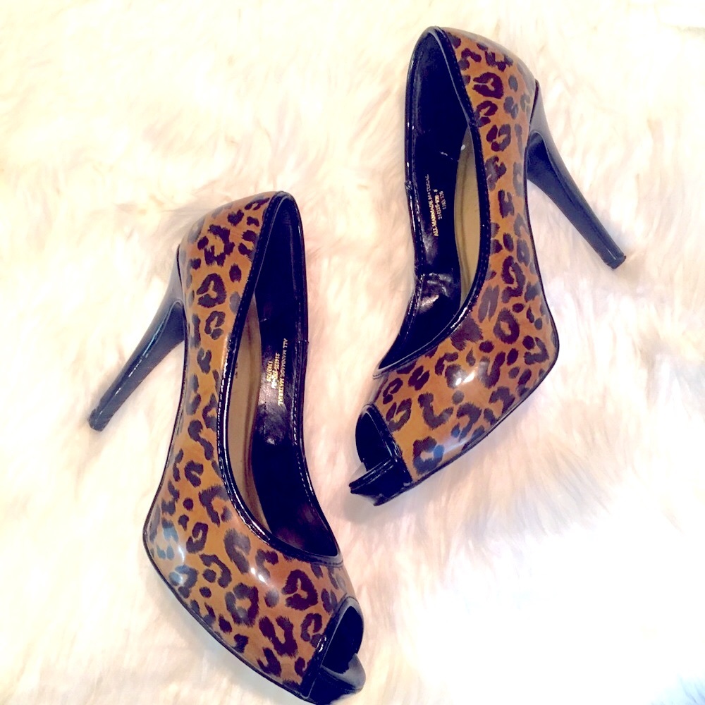 Colin Stuart | Leopard Print Stilettos | Size 8 - image 1